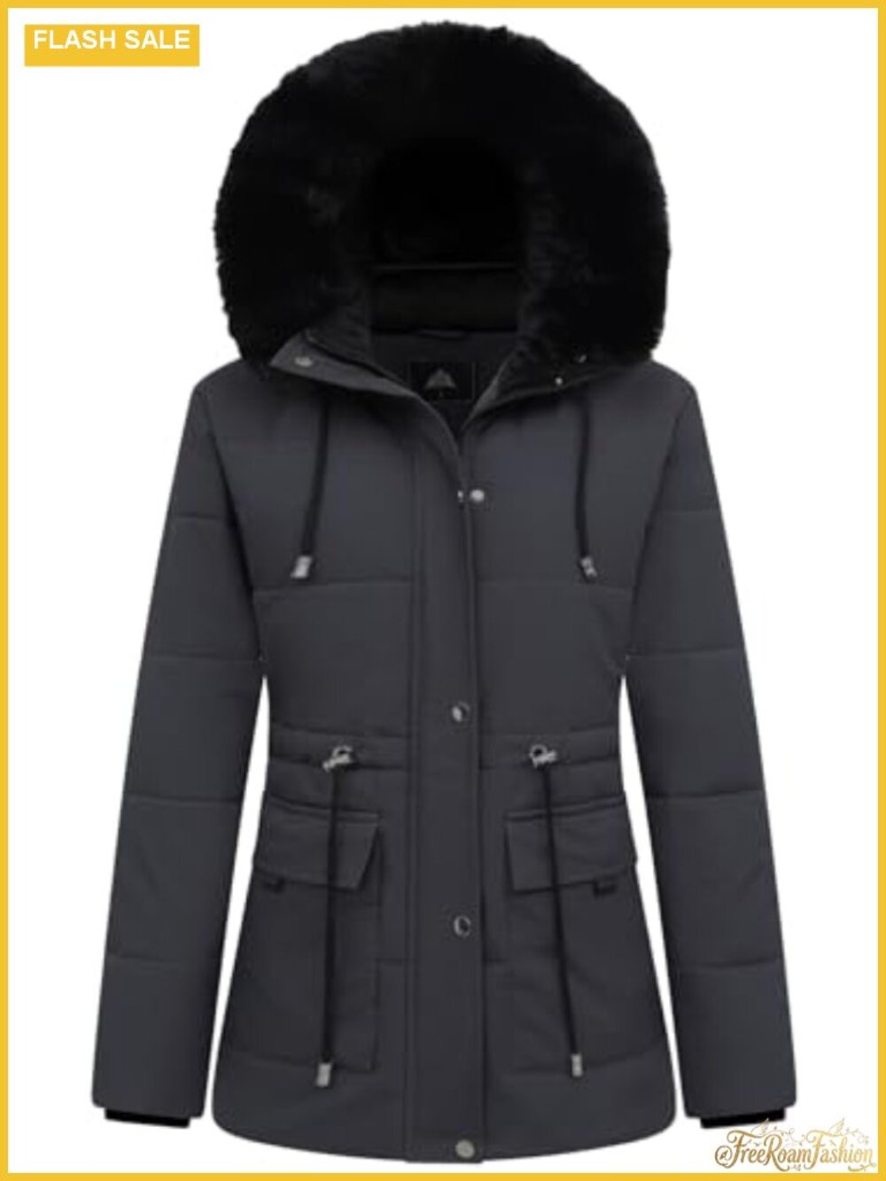 Warm Winter Puffer Coat Thicken Fleece Lined Down Jacket